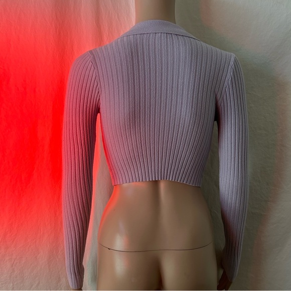 FULL TILT Lilac Front Zip - Picture 3 of 4